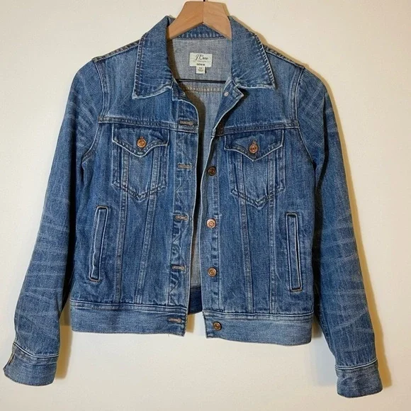 J.Crew Denim Jacket Women’s Sz XS - Picture 5 of 9